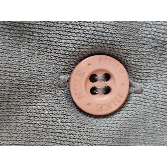 Nike Vintage Baseball Jersey Button‎ Up Spellout Embroidered Gray 2XL Swoosh 90s - Picture 7 of 12